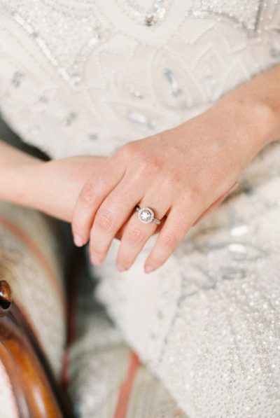 image of the engagement ring bridal portrait session poses