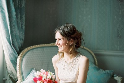 image of bride natural smiling 
